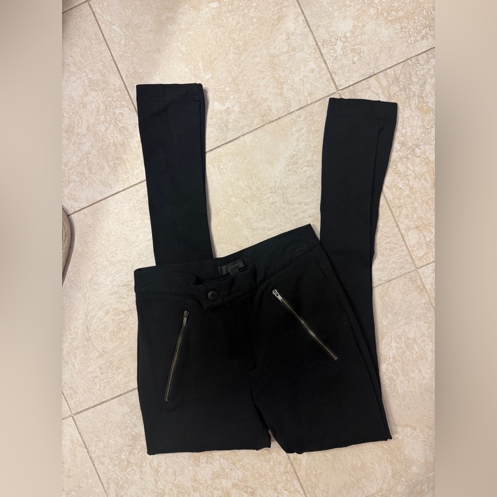 J. Crew black pants w/ zipper